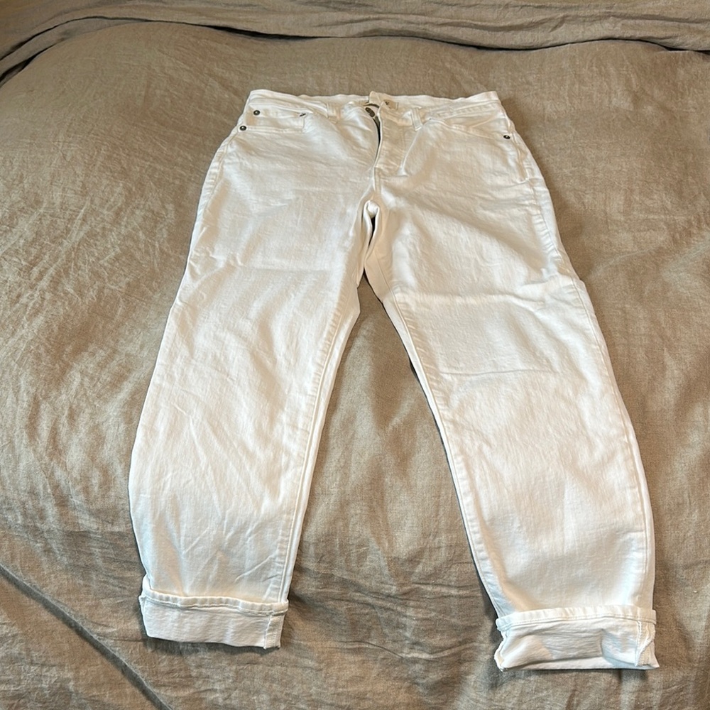 Madewell white jeans